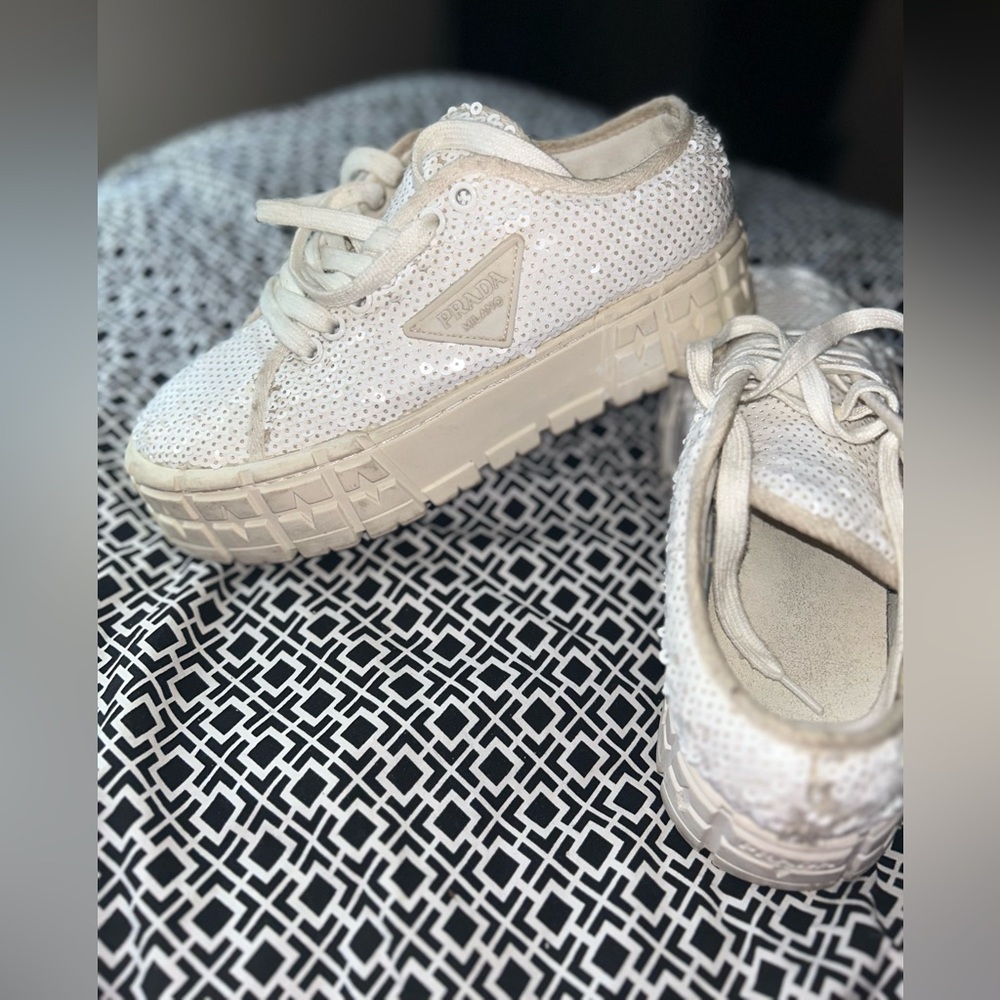 Prada wedge sneakers